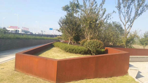 延平耐候钢挡土墙